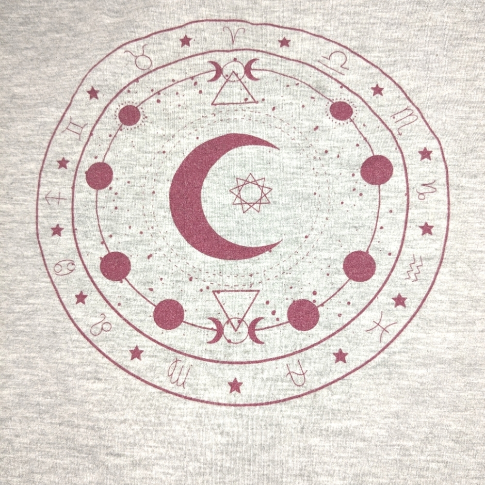 Zodiac Tank Racer Back Teardrop Cutout XL(15-17) Horoscope Astrology Stars